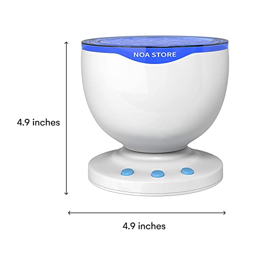 Calming Autism Sensory Led Light Projector Toy Relax Blue Night Music Projection #TOP5