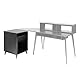 Gator Frameworks Elite Furniture Series 10U Studio-Rack-Tisch | Schwarz | (GFW-ELITEDESKRK-BLK)
