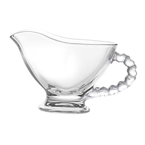 OHPHCALL Sauce Dispenser Gravy Boat Dinnerware Serving Bowls Thanksgiving Serving Utensils Sauce Cup Sauce Pitcher Gravy Cup Gravy Serving Boat Sauce Container Gravy Container Glass