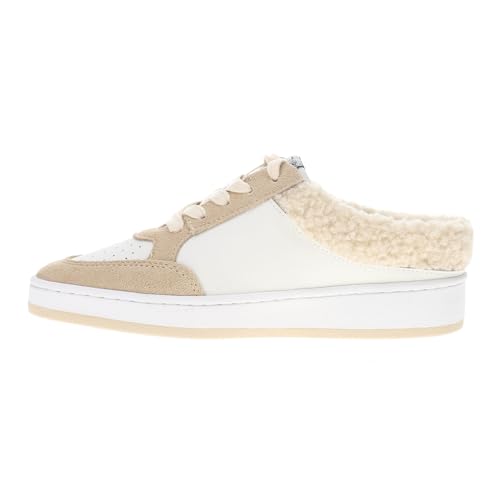 VINTAGE HAVANA Womens Baller Perforated Rhinestone Slip On Sneakers Shoes Casual - Beige, Off White3