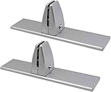 LoKori 2 Stück Schreibtisch-Trennwandklemme, Sichtschutz Clip Halter Halterung, Tischklemme für spuckschutz, für Heimbüro Plexiglas Tischklemme