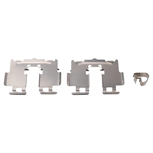 Image of TRQ Rear Driver and Passenger Side Brake Caliper Set Hardware Brackets Compatible with 2012-2017 Toyota Camry 2013-2015 Toyota Avalon