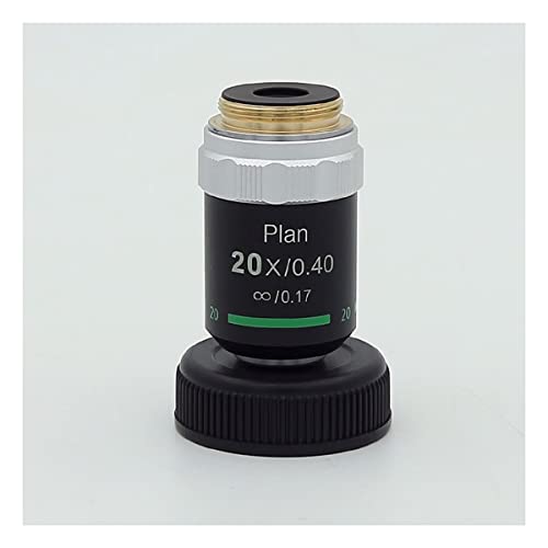 Microscope 4X 10X 40X 20X 100X 195 Plan Achromatic Objectives 20.2mm(20X 1PC)