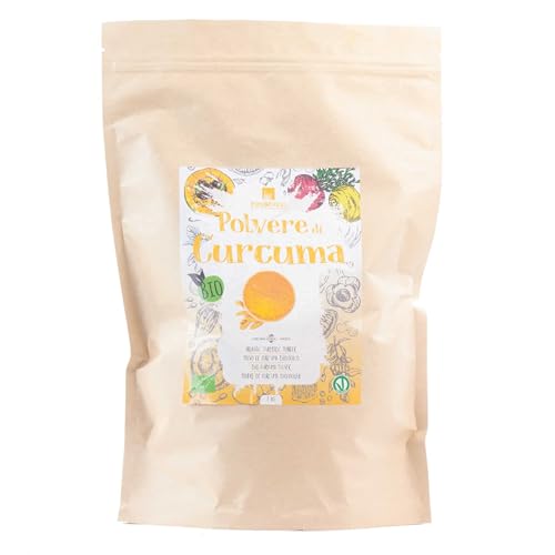 Erbavoglio Polvere di Curcuma Bio KG - 1000 g - Alimento biologico - Anti-infiammatoria naturale, ottima per supportare le articolazioni e la digestione.