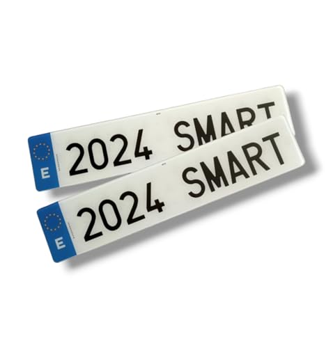 Matrículas Acrílicas Coche Homologadas Alta Resistencia Pack 2 Unidades