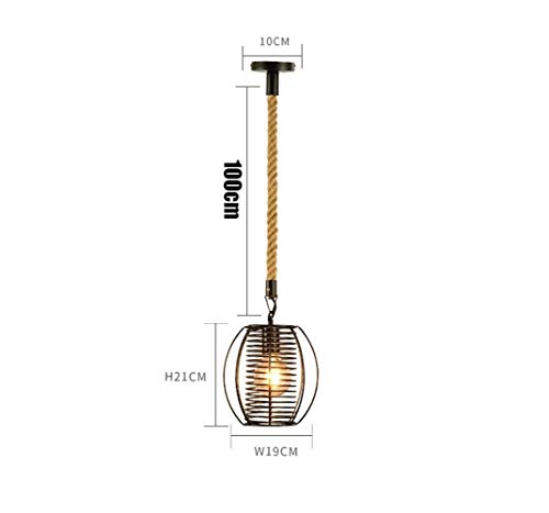 Lustre de chambre créative vintage luminaire suspendu E26 E27 - 8