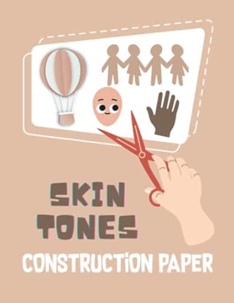 Skin Tones Construction Paper: 50 Sheets of Multicolored Paper, Skin ...