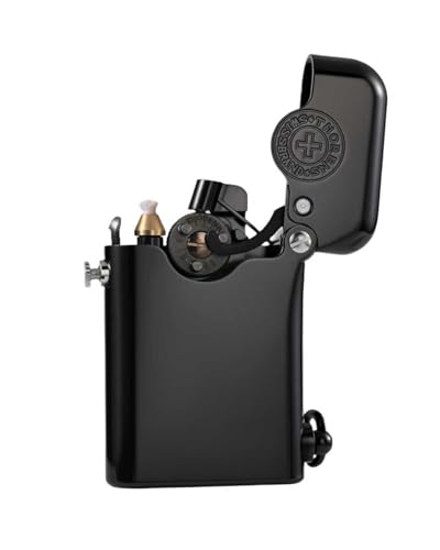 Encendedor Clásico THORENS Gen 1 Cuerpo de Latón Negro miniatura 2