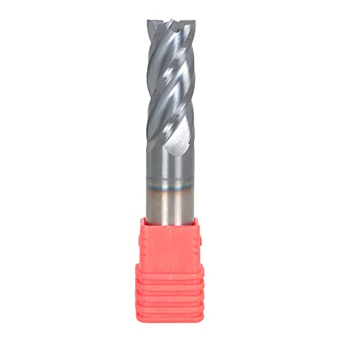 Image of waltyotur 4 Flute Carbide End Mill 1-1 /4 Inch Cutting Length x 3 Inch Overall Length x 1 /2 Inch Shank Diameter for Aluminum Cut Non-Ferrous Metal Upcut CNC 1 Pcs
