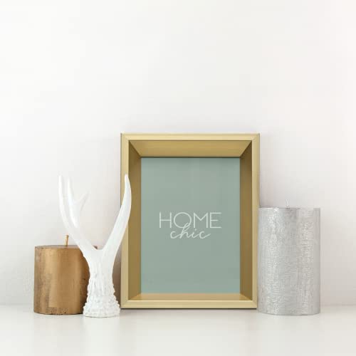 Artbyhannah 8X10 Inch Gold Picture Frames Set 2 Pack Photo Frame With High Definition Glass For Wall And Tabletop Display Simple Home Decoration Or Wedding Gift #TOP4