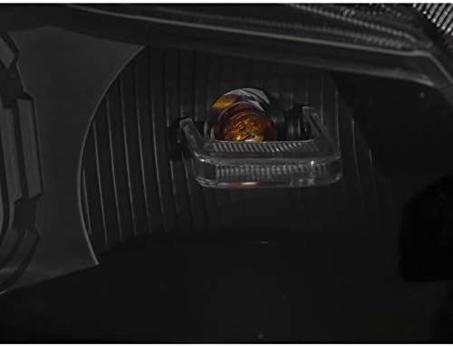 LED Tube Projector Headlights Headlamp Lamp Black/Smoke For 2012-2015 Subaru Impreza / 2013-2016 Crosstrek