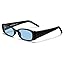 C12 Black Frame Blue Lens