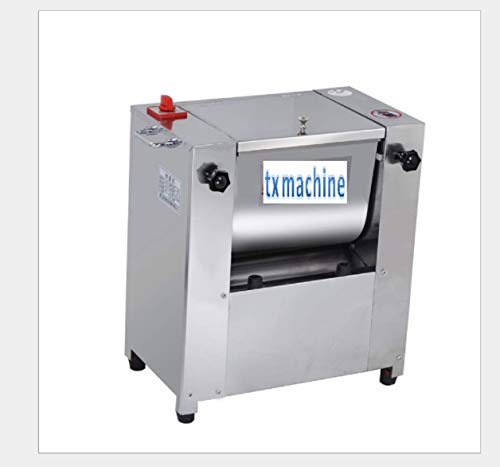 Commercial dough mixer flour mixer stirring mixer suitable for Pasta noodle bread dough mixer machine with 90 ° rotating surface bin,Bidirectional helix (220V/50HZ, 5KG)