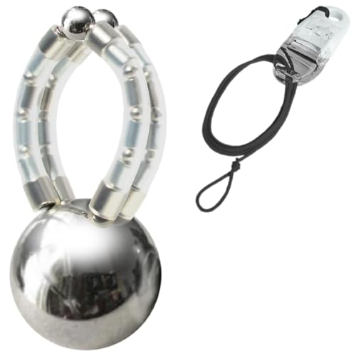 クマッキー ペニス 牽引 器具 重さで引っ張る チントレ トレーニング ストレッチャー 多機能 リング 日本製/ウェイト200CR 鎖型（落下防止ストラップ付） - 画像1