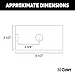 CURT 45405 Trailer Hitch Receiver Adapter Reducer Sleeve, 2-1/2 to 2-Inch, Carbide Black Powder Coat