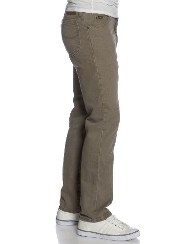 Image of Lee Men's Cotton Blend and Polyester Regular Fit Straight Leg Jeans