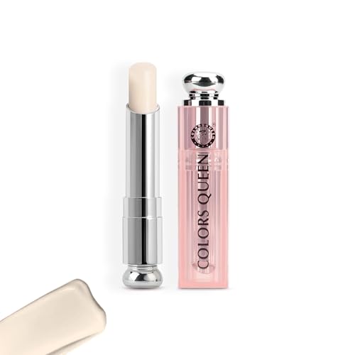 Colors Queen Lip Glow Color Changing Lip Balm | Instant Hydration, Nourishing Formula Gives Sheer Pink Tint | Repairs Damaged Barrier | Lip Balm for Dry & Chapped Lips – 3.2g