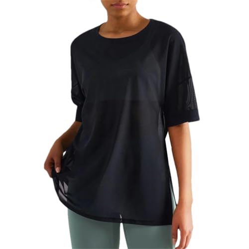 T-shirt de sport respirant femme ample contre la transpiration excessive