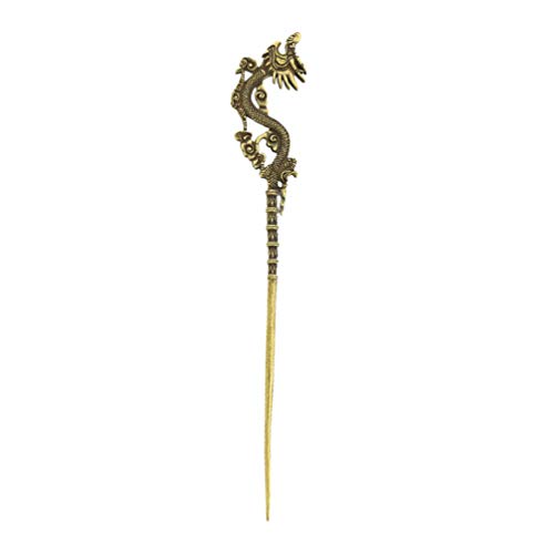 ARTIBETTER Dragon Hair Stick Vintage Hair Pin Retro Hair Chopsticks Book Marker Chinese Style for Women Girl