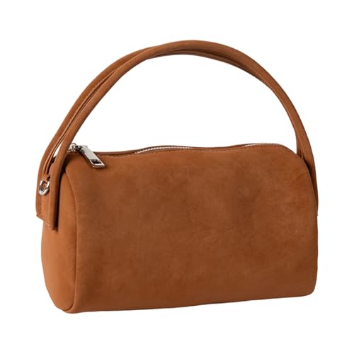 Texture douce d'un sac à bandoulière en daim chic et intemporel