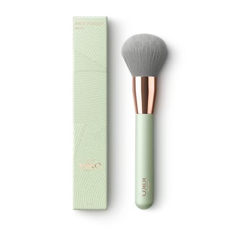 Pinceau à poudre visage KIKO Milano 01 au design élégant et fibres douces