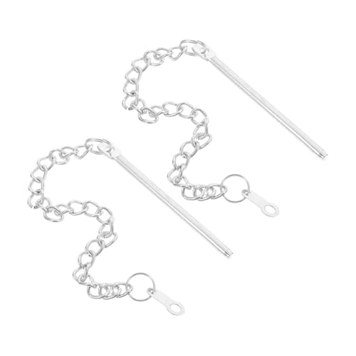 Toyvian 2 Pièces Accessoires de Remplacement pour Parapluie Extérieur Chaîne de Fixation Solide pour Parasol de Patio Détachées Faciles à Installer pour Parasol de Jardin