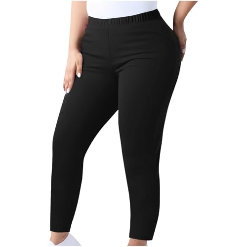 HAOLEI Leggins Deportivos Mujer,Talla Grande Mallas Deporte Mujer de Cintura Elástica Pantalon Yoga Mallas Deporte Leggings Suaves Elásticos de Cintura Alta Pilates Gimnasio Deporte Gym Running