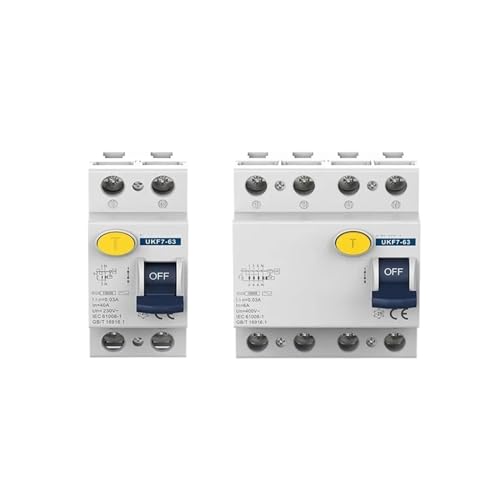 RCCB RCD disjoncteur différentiel 4P 32A 300mA pour tableau électrique - 6
