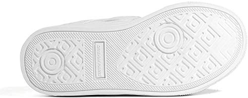 DREAM PAIRS Kid Sneakers Girls Boys School Loafers Shoes LilLegends TimberTot,Size 9 Toddler,White,151014-K