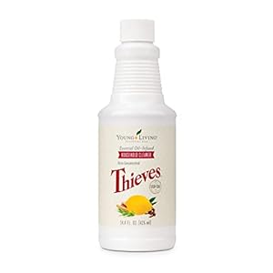Thieves Household Cleaner 14.4 fl.oz by Young Living Essential Oils – Natural, Safe, and Effective Cleaning Solution for Your Home – Versatile for all Your Cleaning Needs – Keep Home Naturally Clean