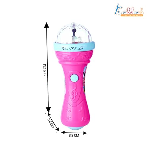 Image of Disney Princess Musical Microphone - Singing Mic Speaker & Toy, for Pink Karaoke Microphone, Birthday Gift | Fun & Educational Toy for Kids | Safe, Engaging & Interactive Play