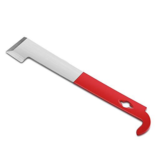 Flexzion Edelstahl-J-Haken, Bienenenstock-Rahmenheber, Wachsschaber für Imker 26,7 cm – Bild 3