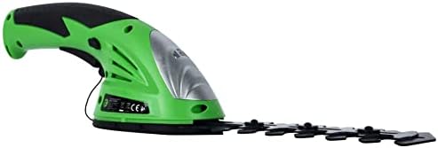 Mackenzie & Hartley 7.2V 2-in-1 Cordless Hedge Trimmers Electric Grass Trimmer Shrubbery Trimmer Handheld Shrub Shear Rechargeable Lithium-Ion Built-in Battery Power Hedge Trimmer