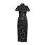 Plum Blossom Embroidery Black