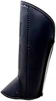 Perneira De Segurança, Proteção Picada De Cobra, Couro Sintético - Modelo 3 Talas Com Velcro/Original (gg)