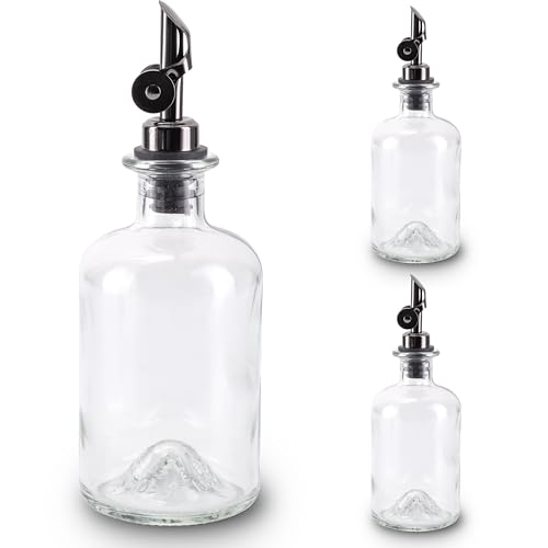 Lifestyle Lover Sucrier en verre de 350 ml, doseur en acier inoxydable, idéal pour le sucre blanc/marron, cacao (lot de 3)