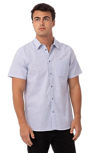 Chemise à bouton bas homme Chef Works Havana vêtement d'été fluide et léger
