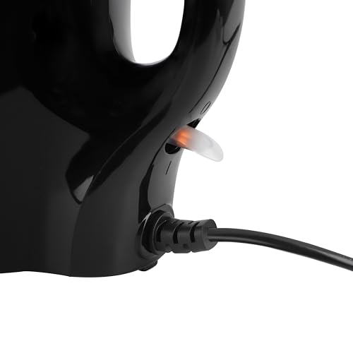 EMERIO Wasserkocher 1.0 Liter | 1200 Watt | Wasserstandsanzeige | Trockengehsschutz | Auto-Off | STRIX | beleuchteter Ein-/Aus-Schalter | ideal für Zuhause, Camping oder Büro | WK-133947 | Schwarz – Bild 4