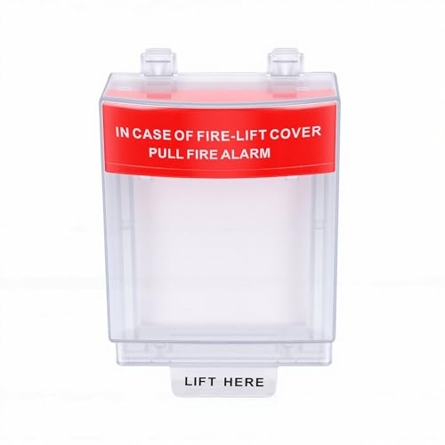 Cubierta impermeable para estación de alarma contra incendios y protector transparente al aire libre 6