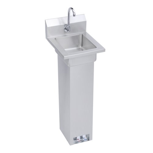 Elkay Foodservice Economy Hand Sink, With Pedestal Base, 4 Finish, 10""L X 12""W X 5""D" (Ehs-14-Pedx) #TOP19