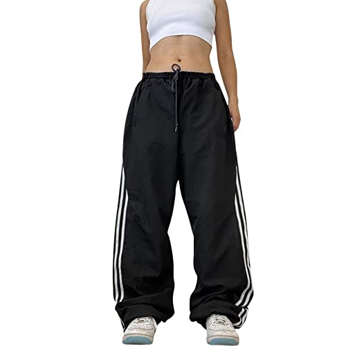 Sfit Damen Baggy Cargohose Low Waist Jogginghose Y2K Track Pants Sporthose...