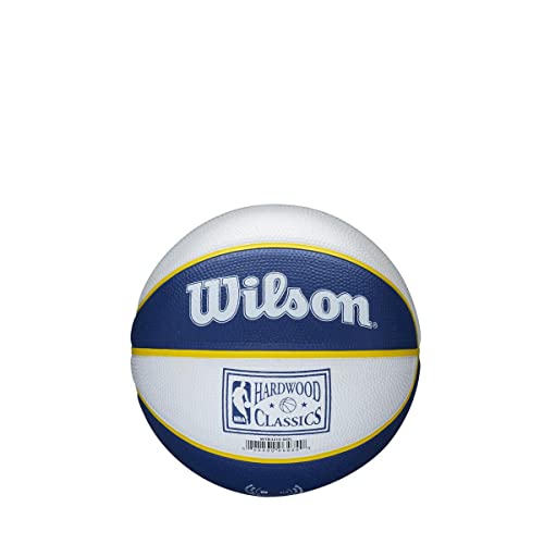 Image of WILSON NBA Team Retro Mini Basketball - Golden State Warriors