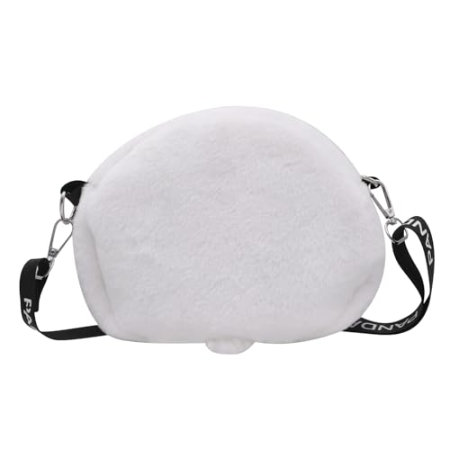 Cute Panda Plush Crossbody Purse Small Fluffy Satchel Shoulder Bag Messenger Bag Handbag Purse for Women3