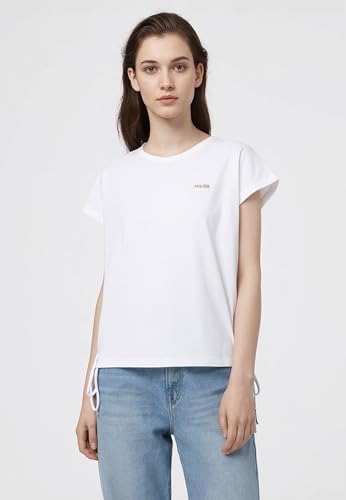 T-shirt col V Yes Zee 01T270 pour structurer la silhouette