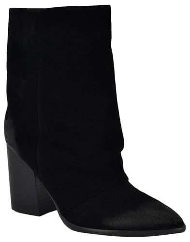 Nine West Chaye, Bota a la Altura de la Pantorrilla Mujer, Gamuza Negra 002, 41 EU