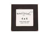 4x4 Gallery Frame with 1 Inch Border - Black