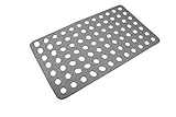 ALL PRIDE Bathtub and Shower Mat, Non Slip, Machine Washable, Perfect Bath Mat for Tub and Shower for Kids and Elderly, 27 x15 Inch, Grey