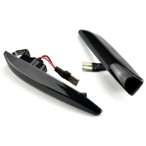 Clignotant à LED dynamique pour BMW E65 E66 répétiteur latéral séquentiel fumé noir