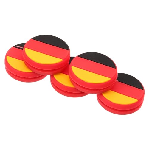 NAMOARLY 5Pcs Silicone Tennis Vibration Dampeners Durable Racket Shock Absorbers for Enhanced Control and Comfort Easy to Use Decorative Tennis Accessories