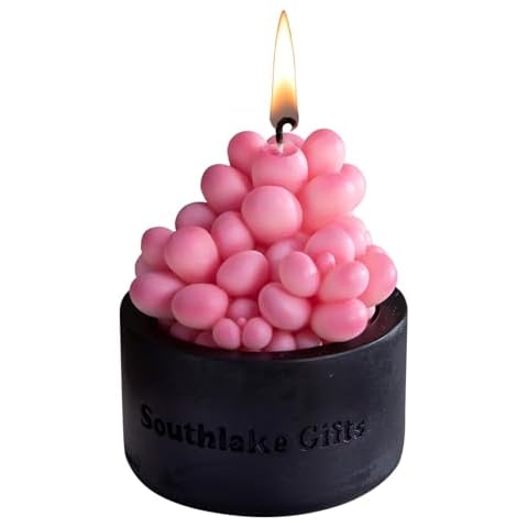 Pink Moonstones Succulent Scented Candle Cover